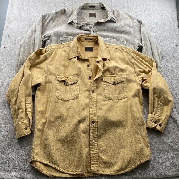 Vintage St. john's Bay Mens Shirt Large Lot of Two Long Sleeve Button Up Casual - Picture 14 of 14